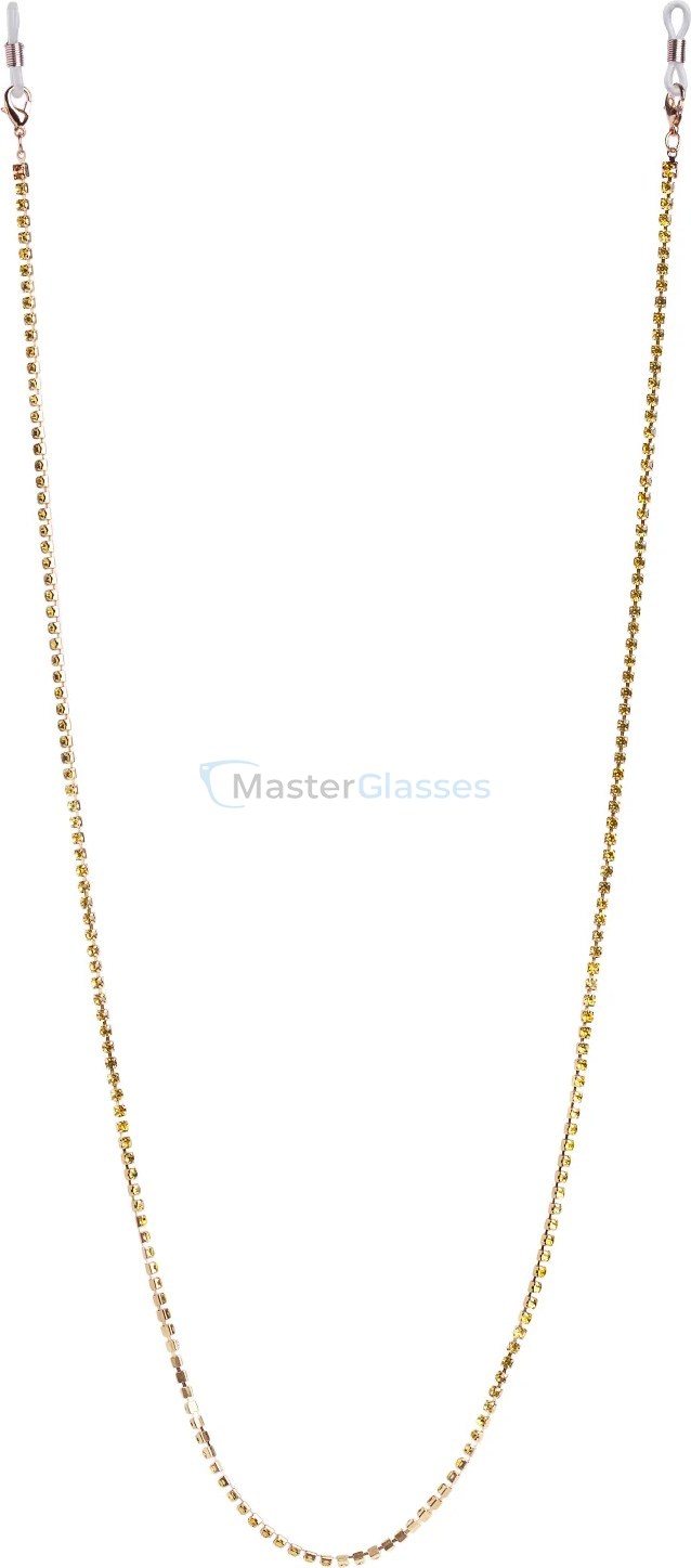 Цепочка для очков Glasses Chain GC20363 Yellow Crystal