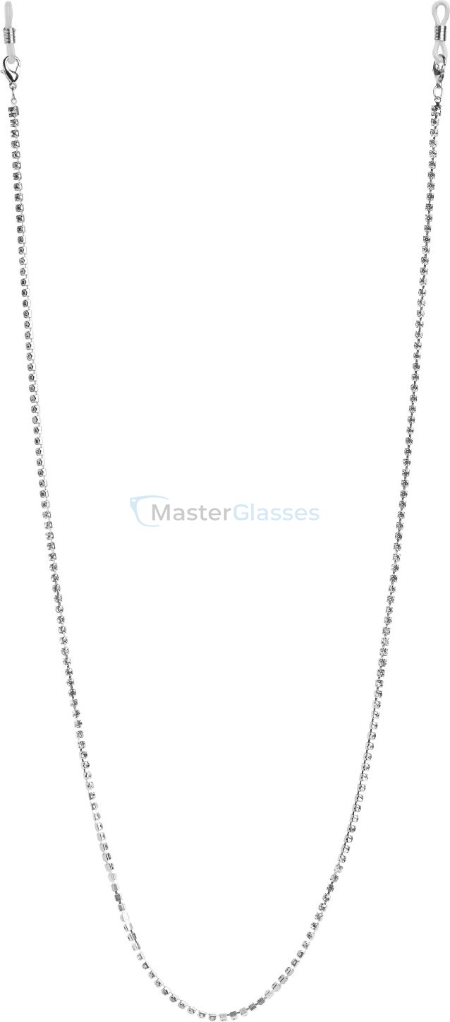 Цепочка для очков Glasses Chain GC20364 Silver Crystal