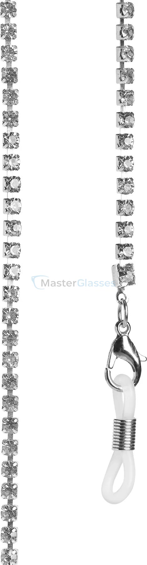 Цепочка для очков Glasses Chain GC20364 Silver Crystal