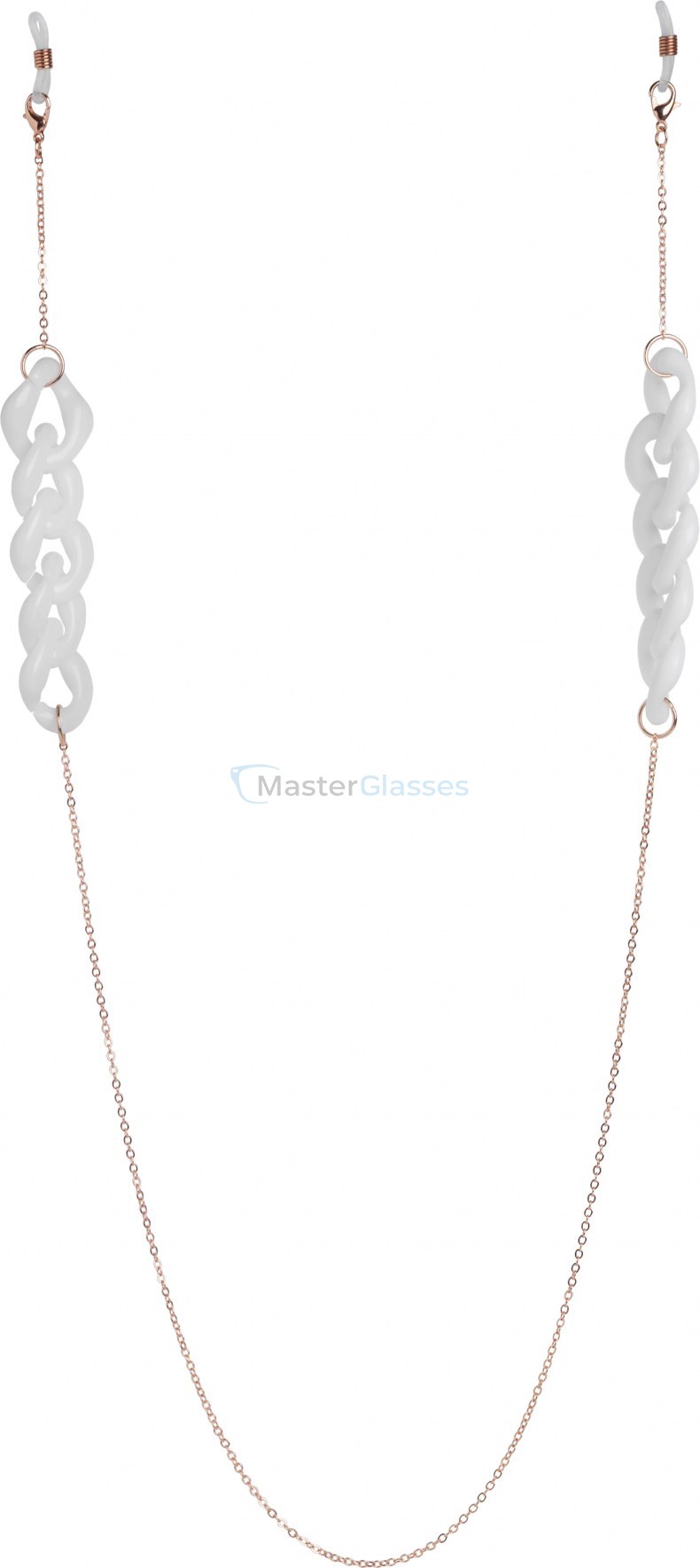 Цепочка для очков Glasses Chain GC20347 Gold White