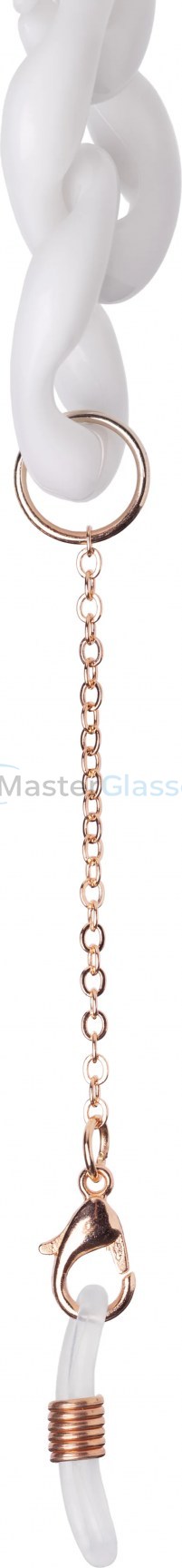 Цепочка для очков Glasses Chain GC20347 Gold White