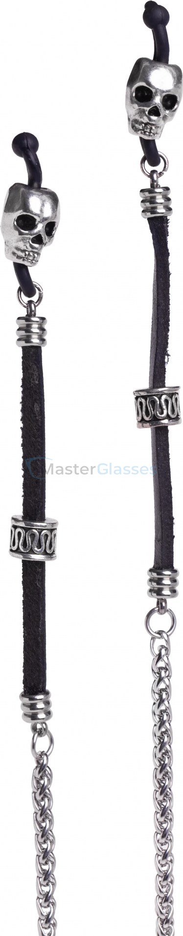 Цепочка для очков Glasses Chain GC20351 Silver Skull