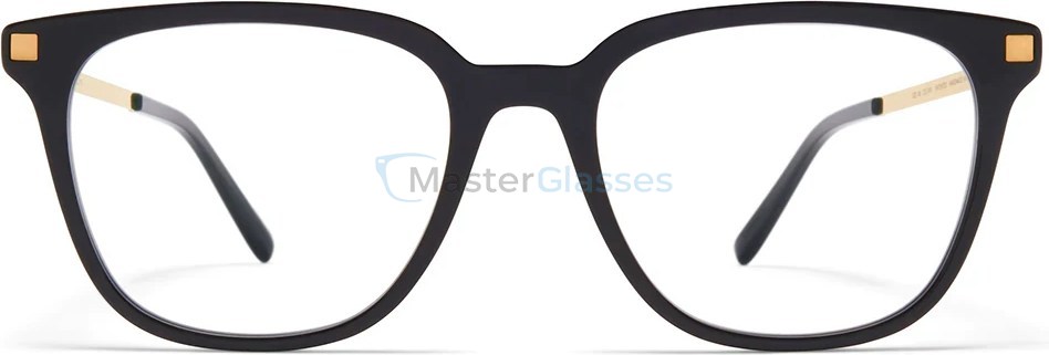 Оправа MYKITA QVAJA 919, цвет C6-BLACK/GLOSSY GOLD, CLEAR