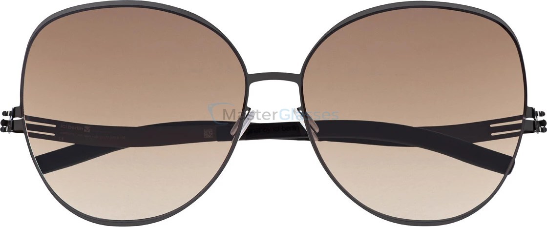 Солнцезащитные очки Ic! Berlin Virginia P. Gun-Metal Black Brown-Sand Low Rider Flex