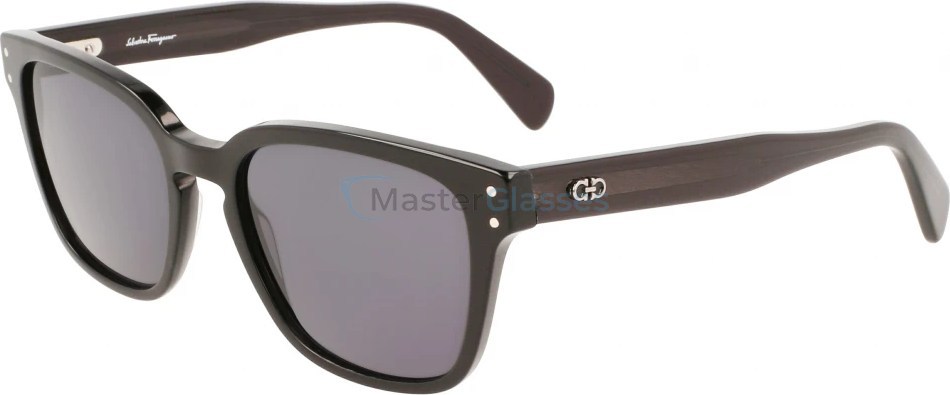 Солнцезащитные очки Salvatore FERRAGAMO SF1040S 001, цвет BLACK, GREY