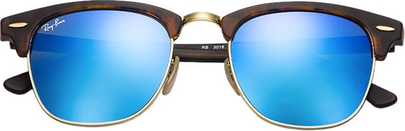 Солнцезащитные очки Ray-Ban Clubmaster Flash Lenses RB3016 114517