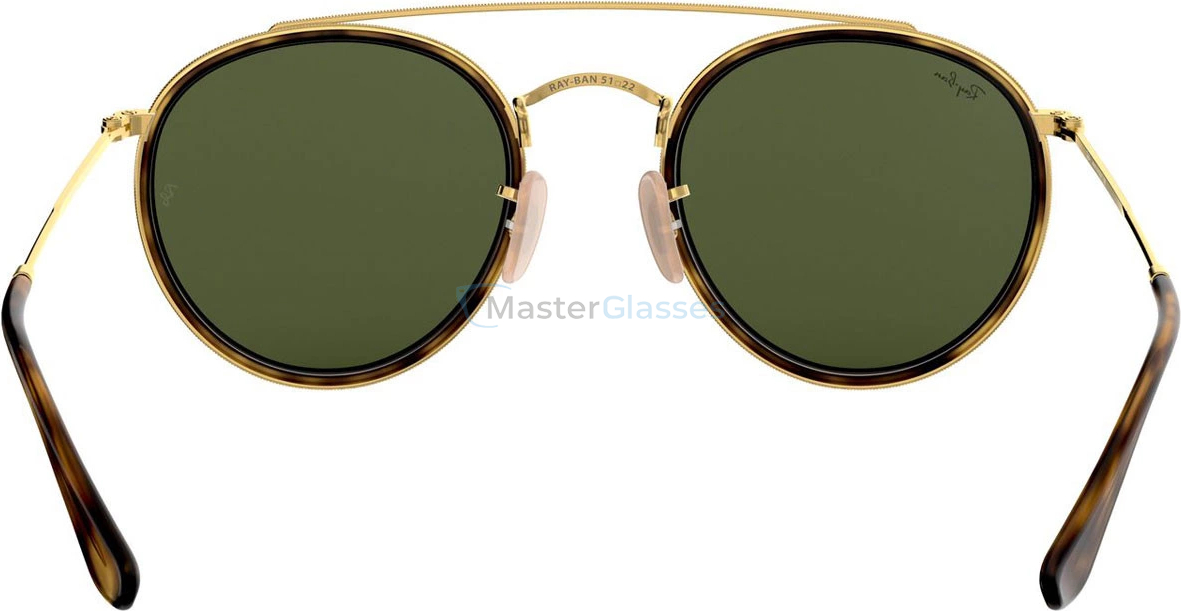 Солнцезащитные очки Ray-Ban Round Double Bridge RB3647N 001