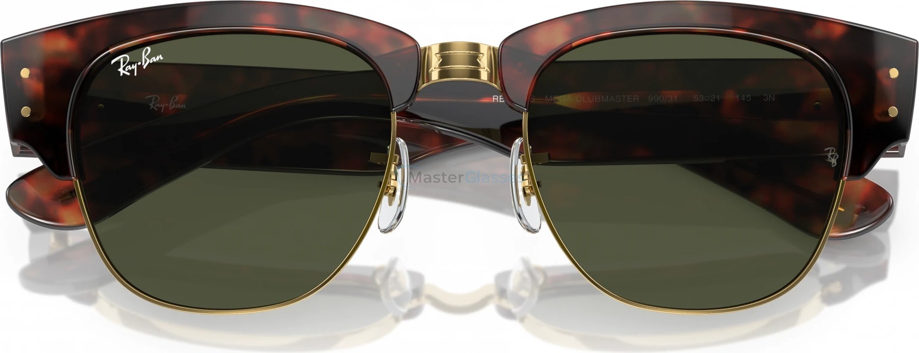 Солнцезащитные очки Ray-Ban MEGA CLUBMASTER RB0316S 990/31 Tortoise
