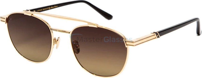 Солнцезащитные очки Leisure Society Melvyn 18K GOLD Brown Gradient Lens