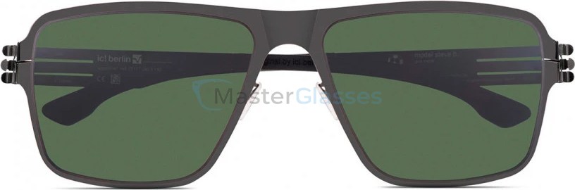 �������������� ���� Ic! Berlin Steve B. Gun-Metal Black Green Polarized Donnerstag