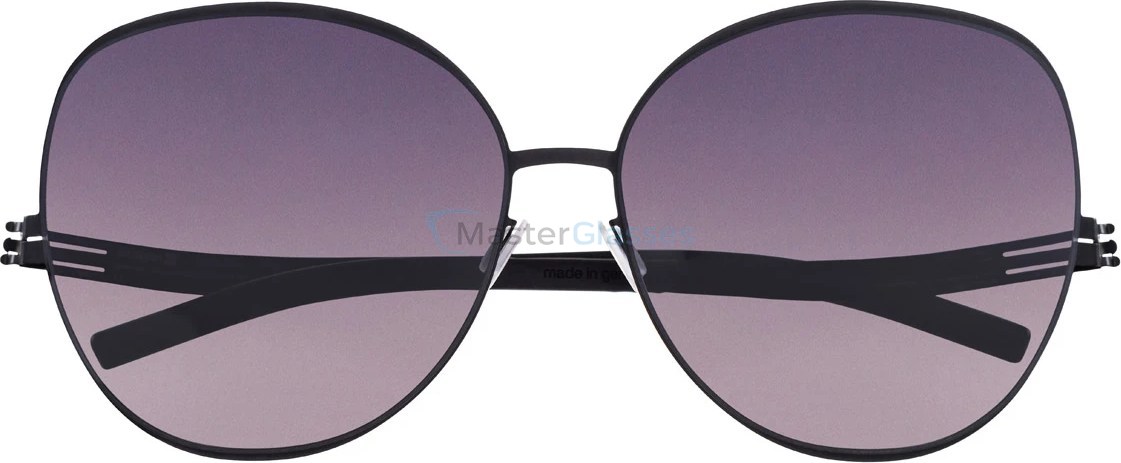 Солнцезащитные очки Ic! Berlin Virginia P. Black Black to Grey Low Rider Flex