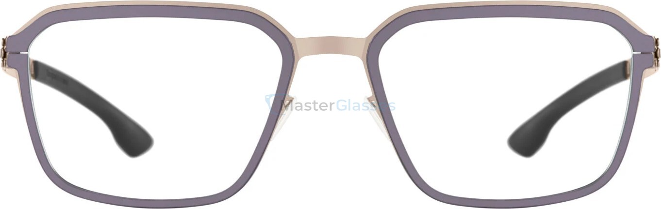 Оправа Ic! Berlin Tungsten Bronze-Aubergine Black RX-Clear Donnerstag