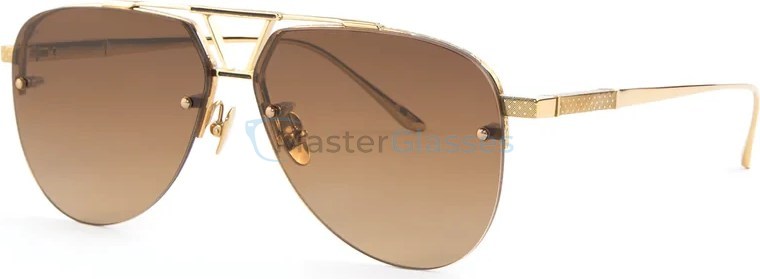 Солнцезащитные очки Leisure Society Bandini 18K GOLD Brown Gradient Lens