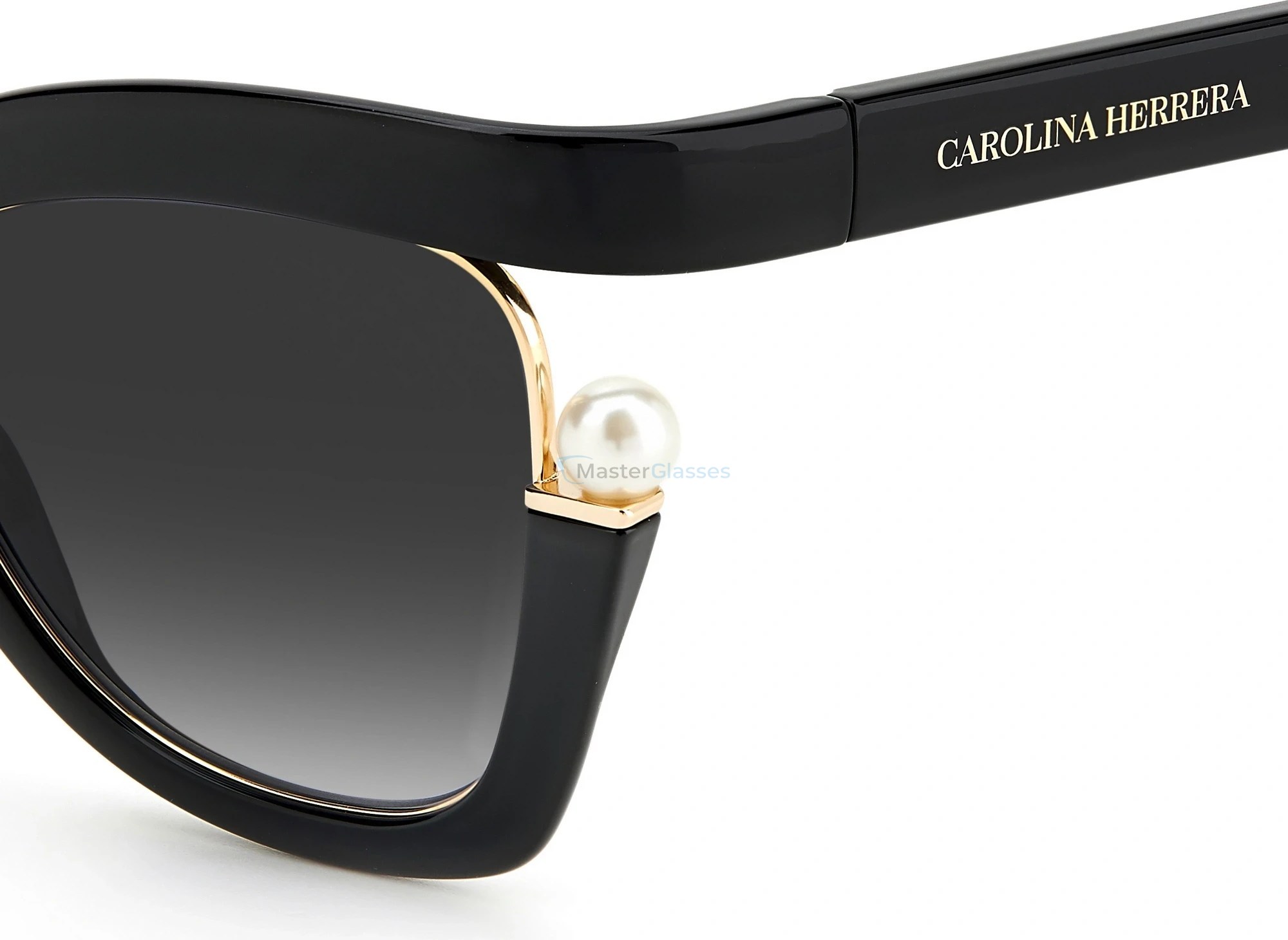 Солнцезащитные очки CAROLINA HERRERA CH 0002/S 807, цвет BLACK, DARK GREY SF