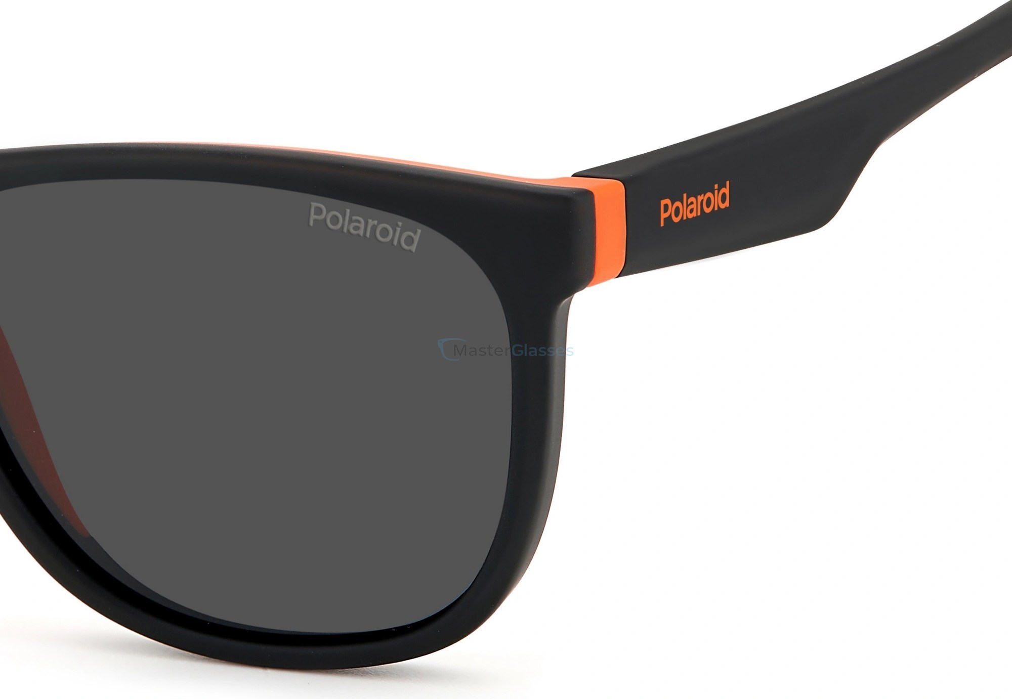 Детские солнцезащитные очки POLAROID PLD 8049/S 8LZ, цвет BLCK ORNG, GREY PZ