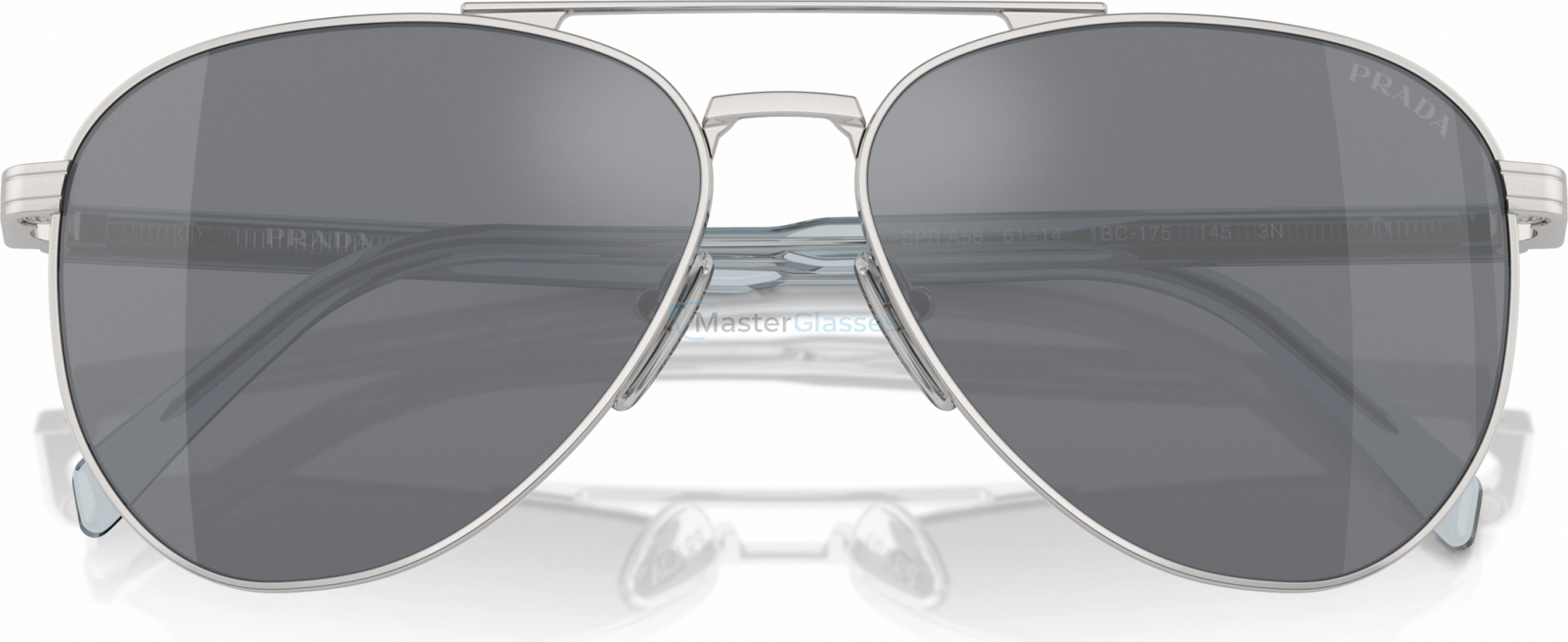 Солнцезащитные очки Prada PR A58S 1BC175 Silver