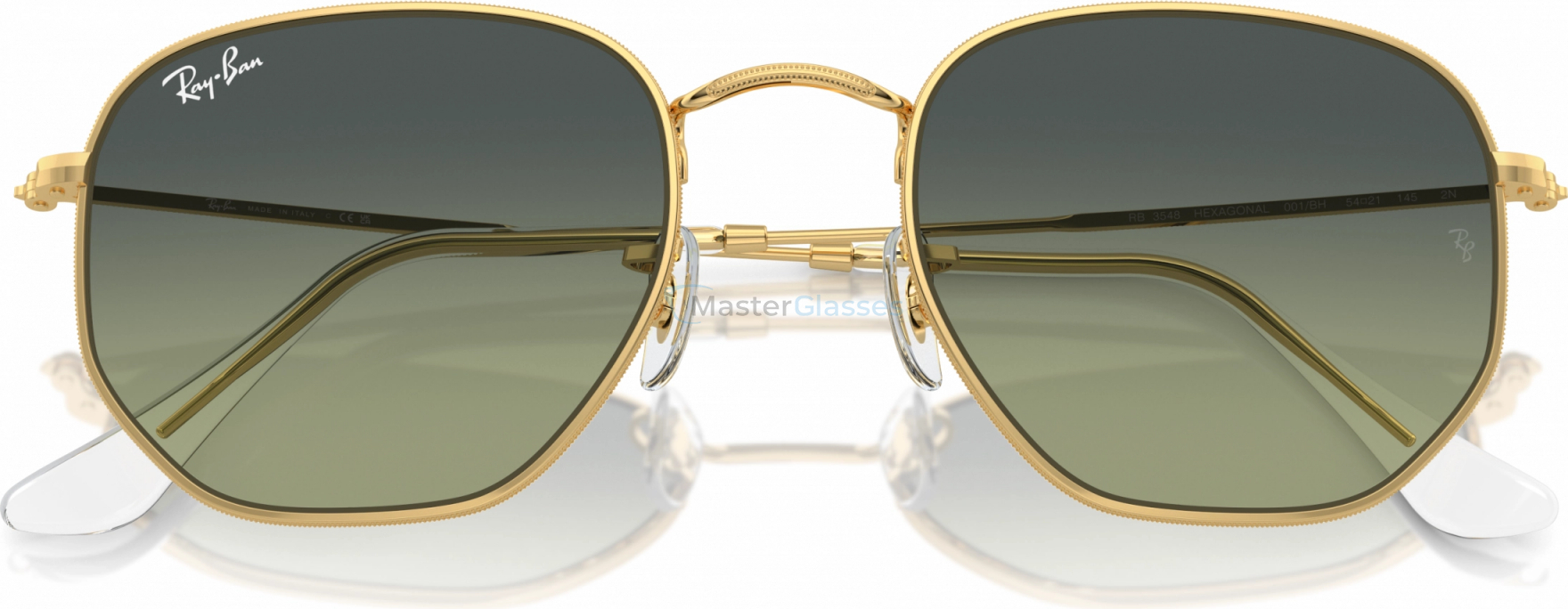 Солнцезащитные очки Ray-Ban HEXAGONAL RB3548 001/BH Gold