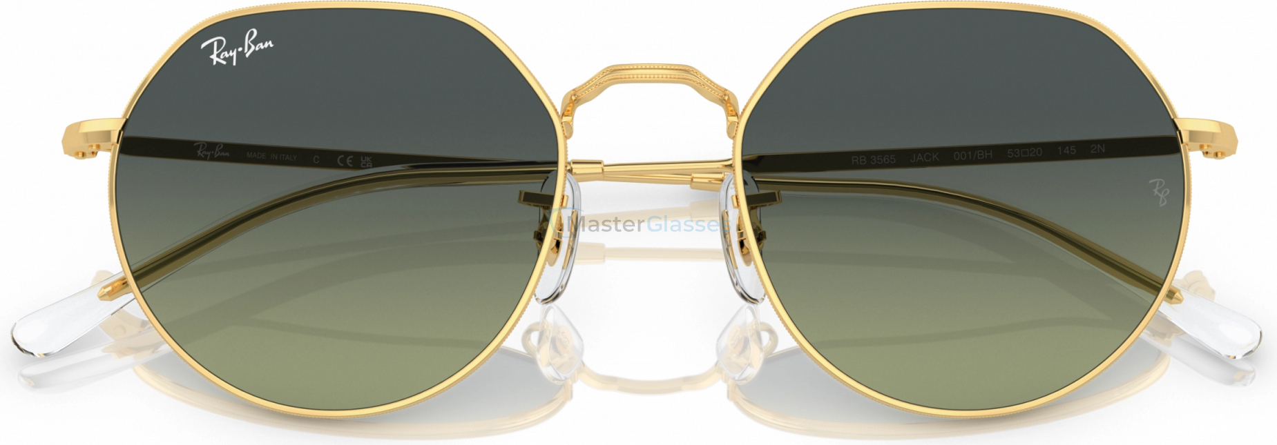 Солнцезащитные очки Ray-Ban JACK RB3565 001/BH Gold
