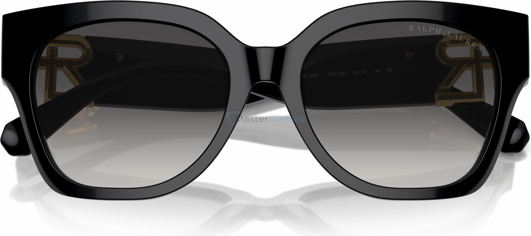 Солнцезащитные очки Ralph Lauren THE OVERSZED RICKY RL8221 50018G Black