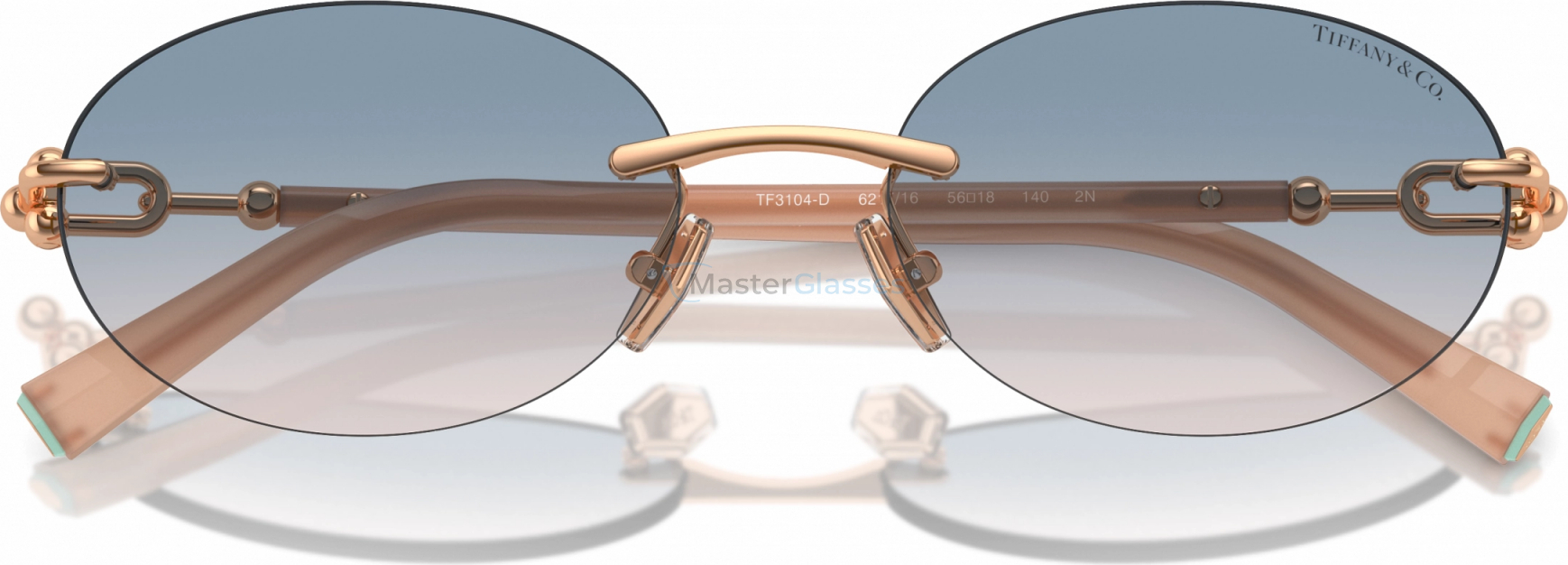 Солнцезащитные очки Tiffany TF3104D 621716 Gold