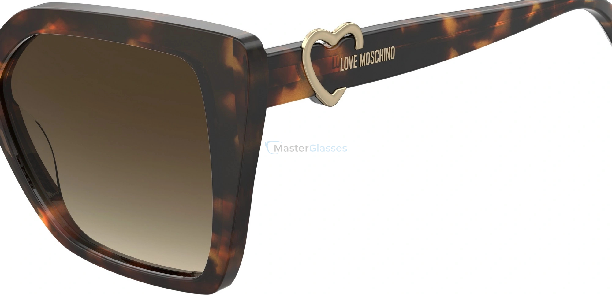 Солнцезащитные очки MOSCHINO LOVE MOL067/S 086, цвет HVN, BROWN SF