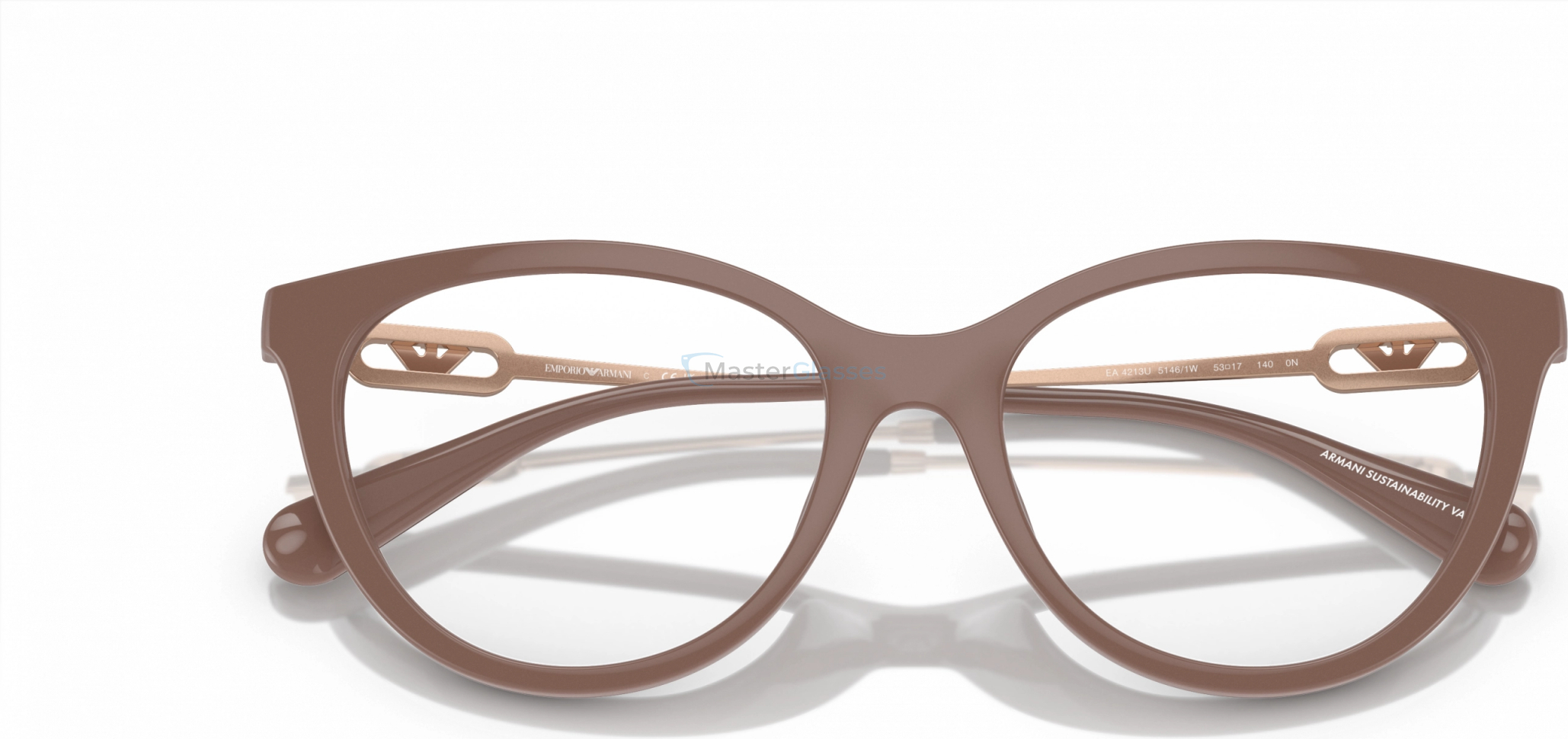 Оправа с солнцезащитным клипоном Emporio Armani EA4213U 51461W Brown