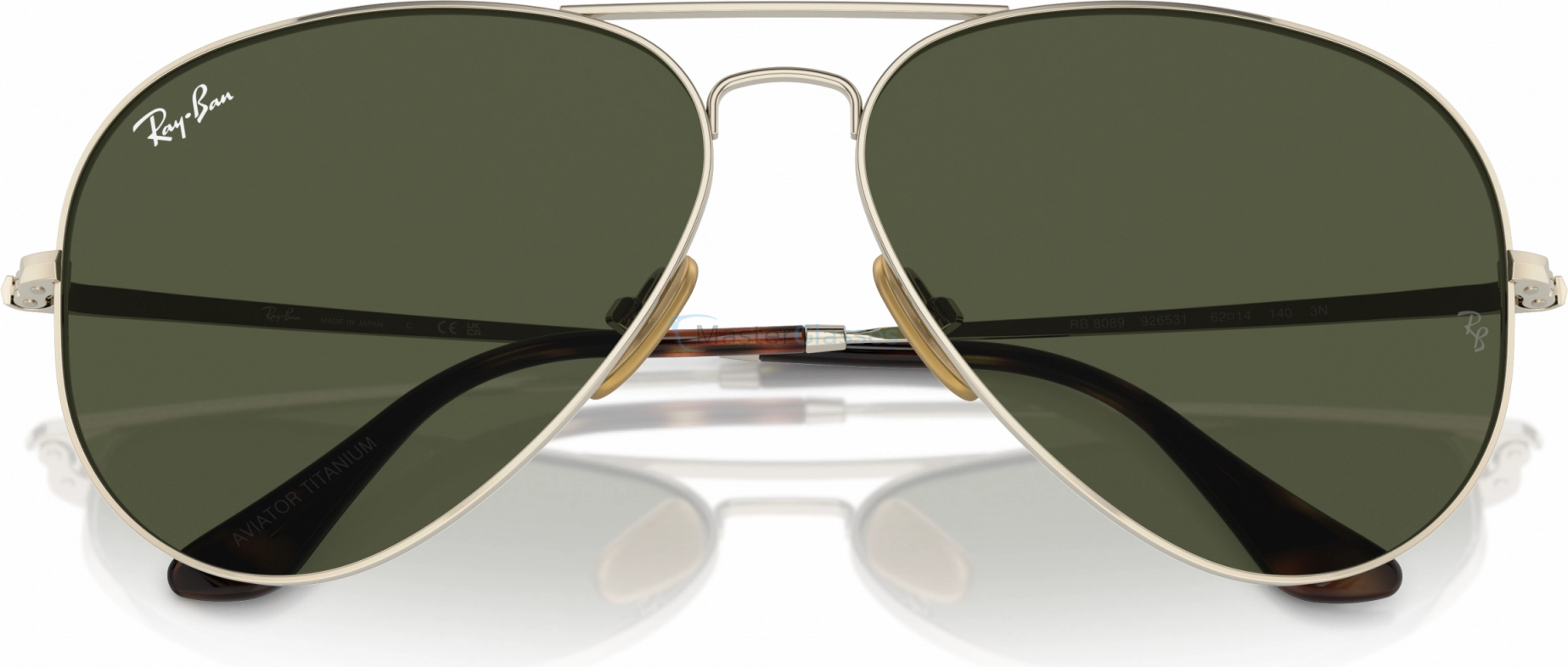 Солнцезащитные очки Ray-Ban AVIATOR TITANIUM RB8089 926531 Gold