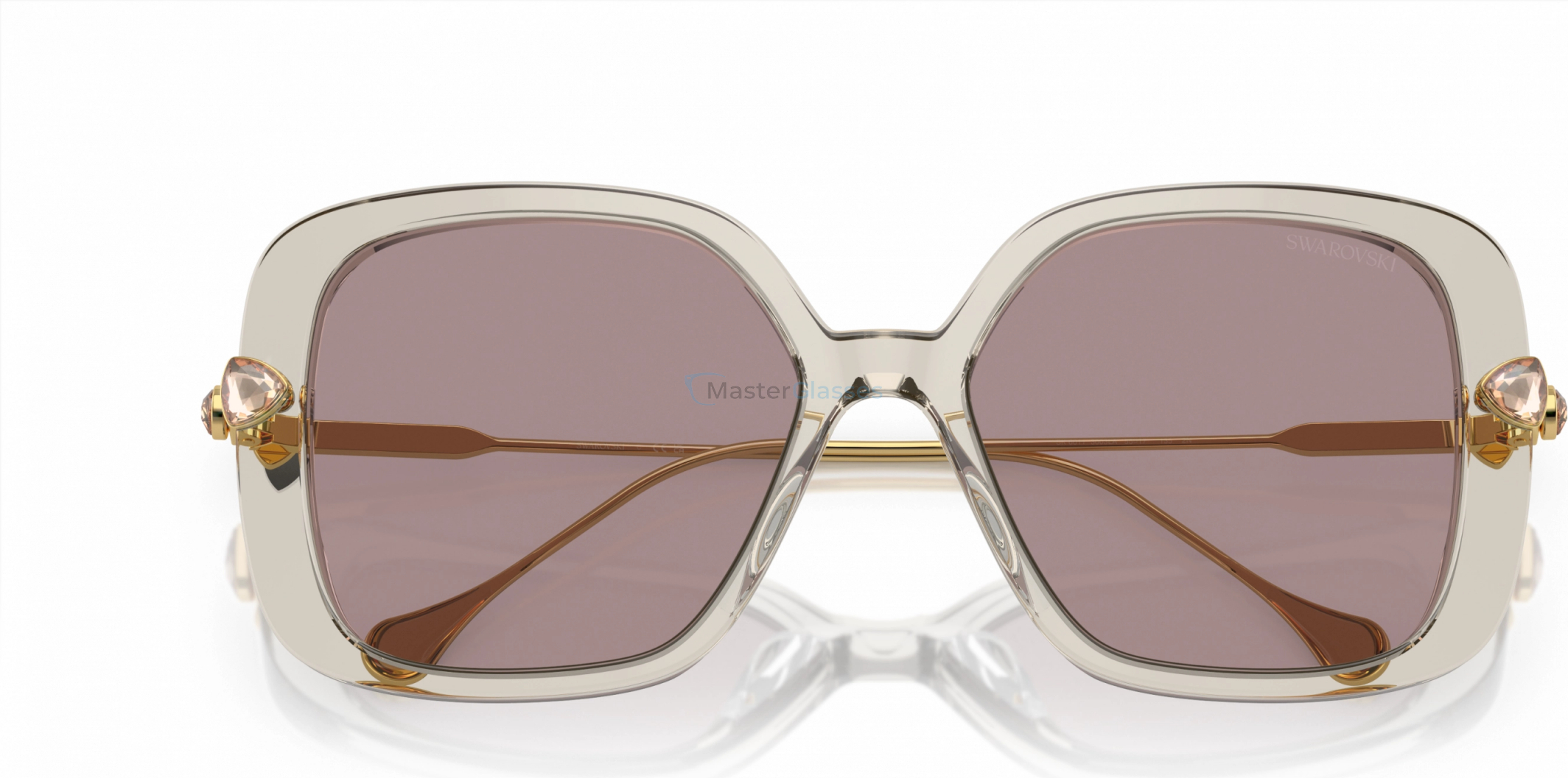Солнцезащитные очки Swarovski SK6011 3003LA Beige