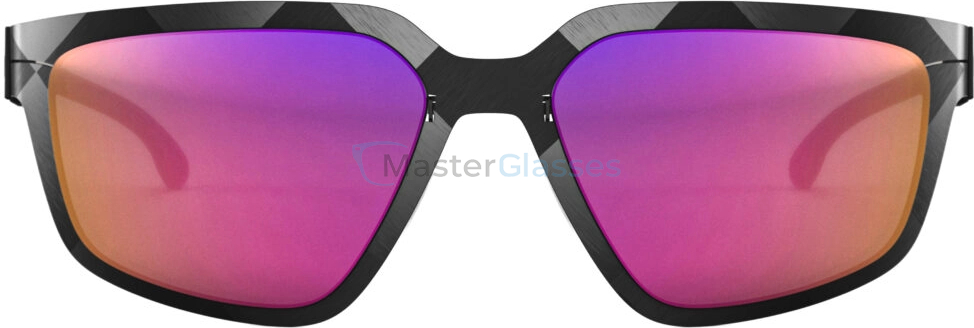 �������������� ���� Ic! Berlin FLX S02 Raw Night Gun-Metal Black Pink Dragonfly Mirrored