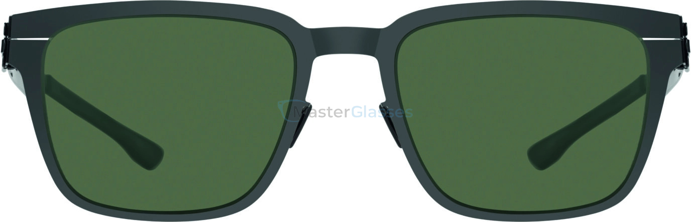 Солнцезащитные очки Ic! Berlin Tanner Gun-Metal Black Green Polarized Donnerstag