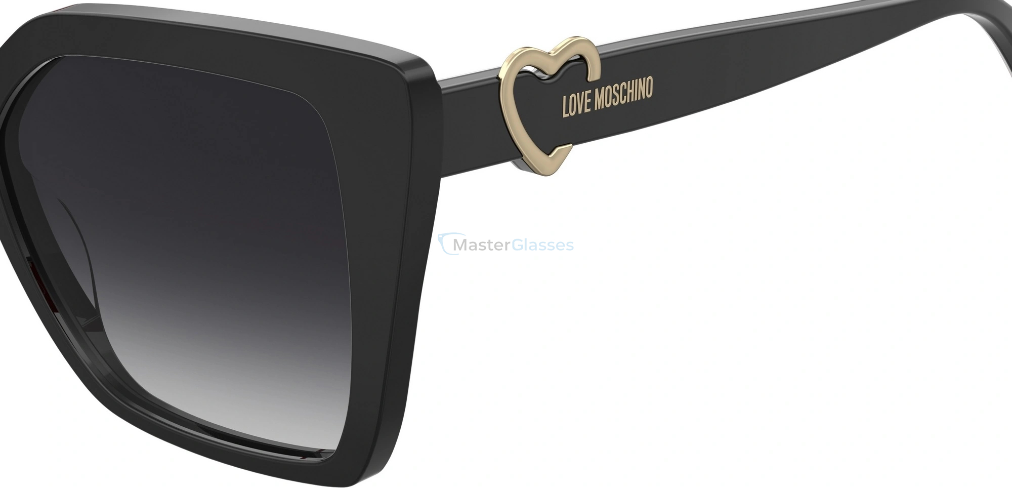 �������������� ���� MOSCHINO LOVE MOL067/S 807, ���� BLACK, DARK GREY SF