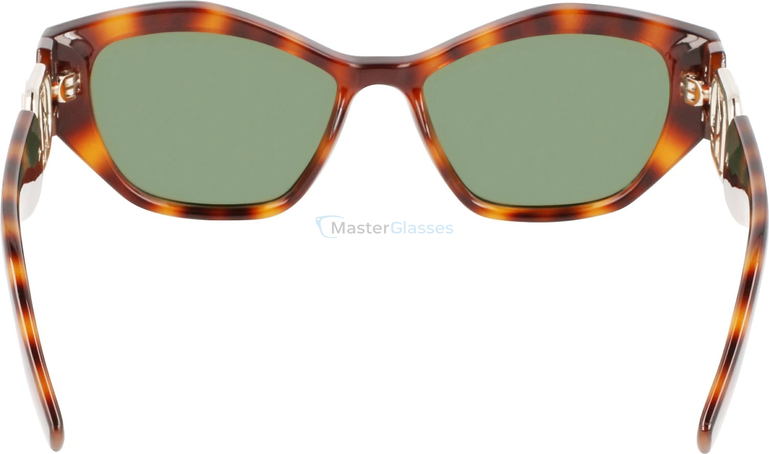 Солнцезащитные очки KARL LAGERFELD KL6086S 240, цвет TORTOISE, GREEN