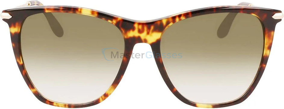 Солнцезащитные очки VICTORIA BECKHAM VB636S 221, цвет VINTAGE HAVANA, GREEN