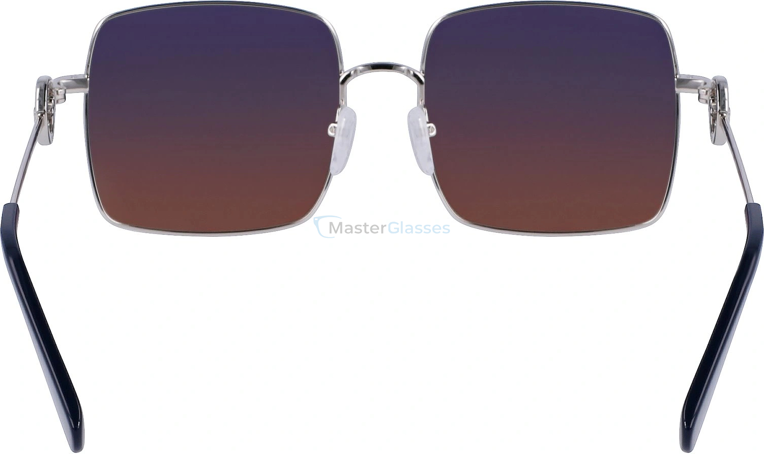 Солнцезащитные очки LONGCHAMP LO162S 719, цвет SILVER/GRADIENT PETROL - BROWN, BLUE