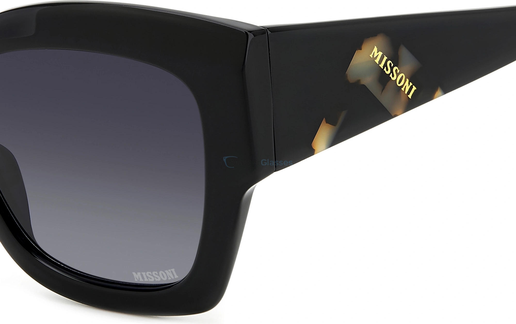Солнцезащитные очки MISSONI MIS 0154/S 807, цвет BLACK, DARK GREY SF