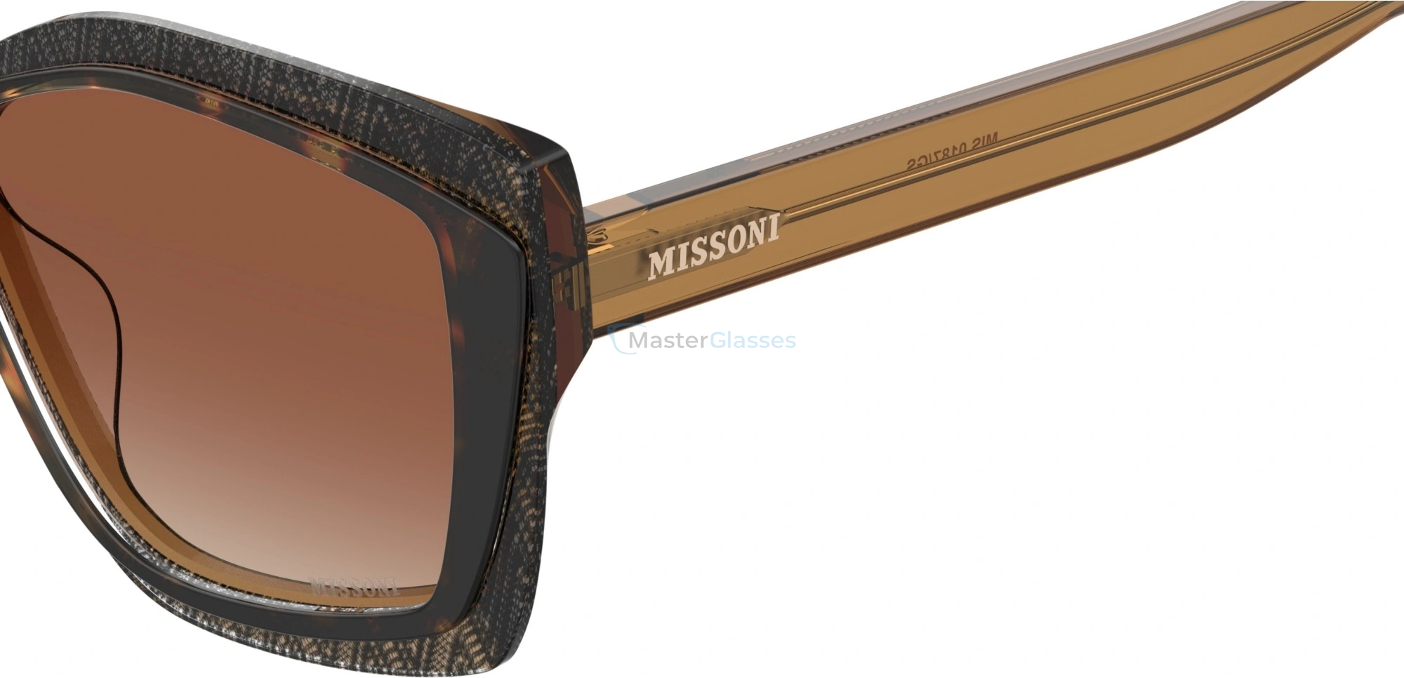 Солнцезащитные очки Missoni MIS 0187/G/S VH8 Havana Pattern Black