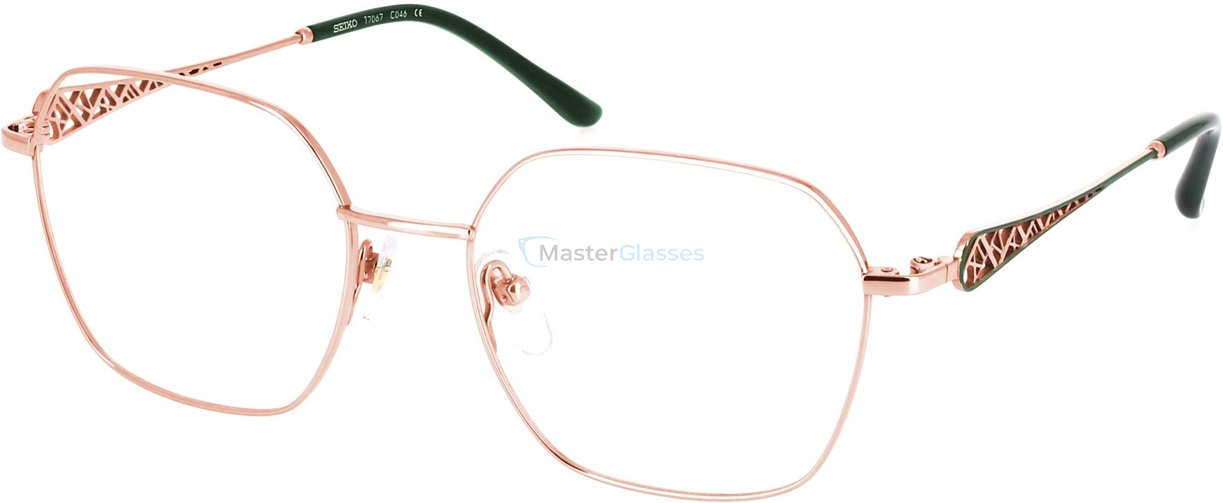 Оправа Seiko T7067 C046 OR ROSE/VERT-OR ROSE