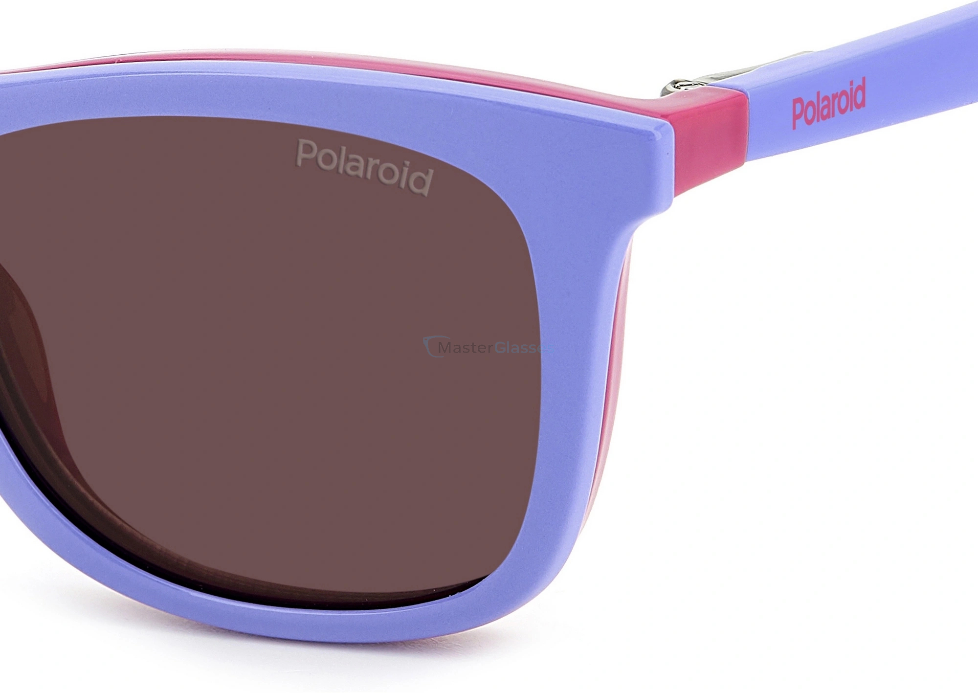 Детская оправа с солнцезащитным клипоном POLAROID KIDS PLD 8055/CS 665 PK LILAC