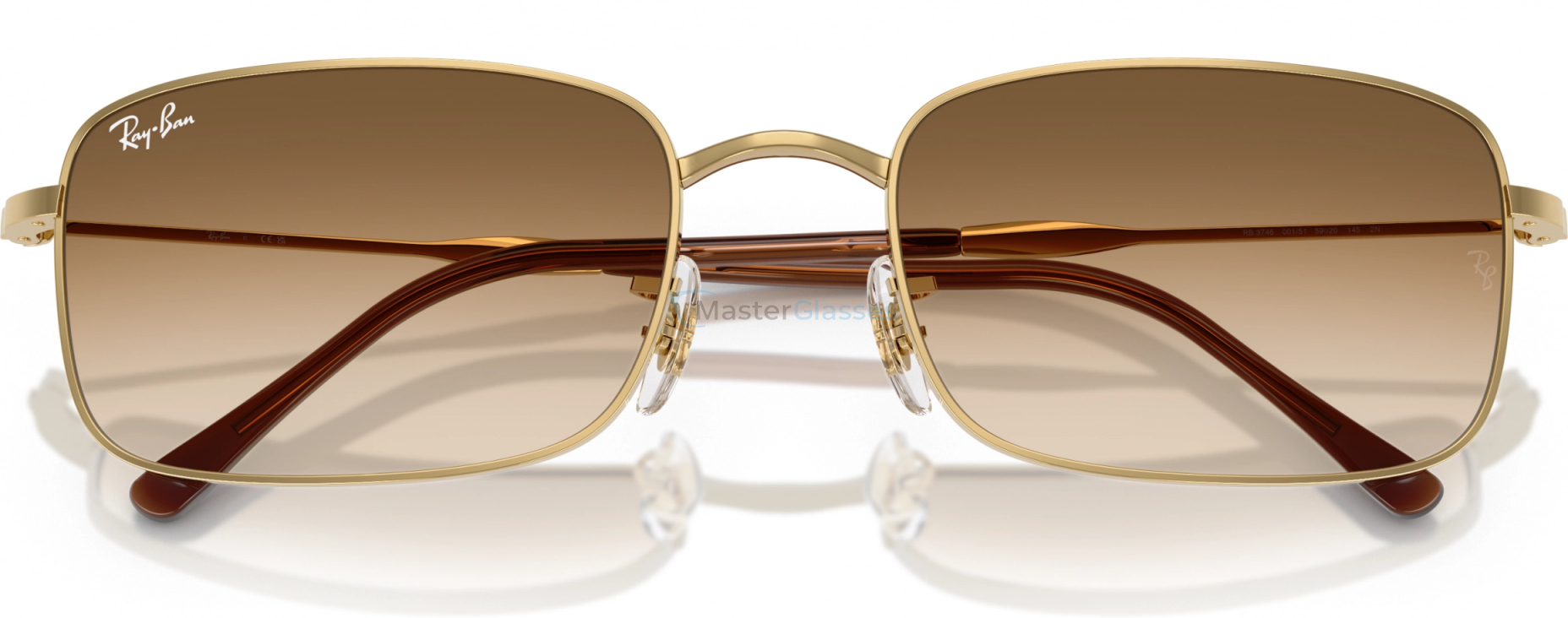 Солнцезащитные очки Ray-Ban RB3746 001/51 Gold