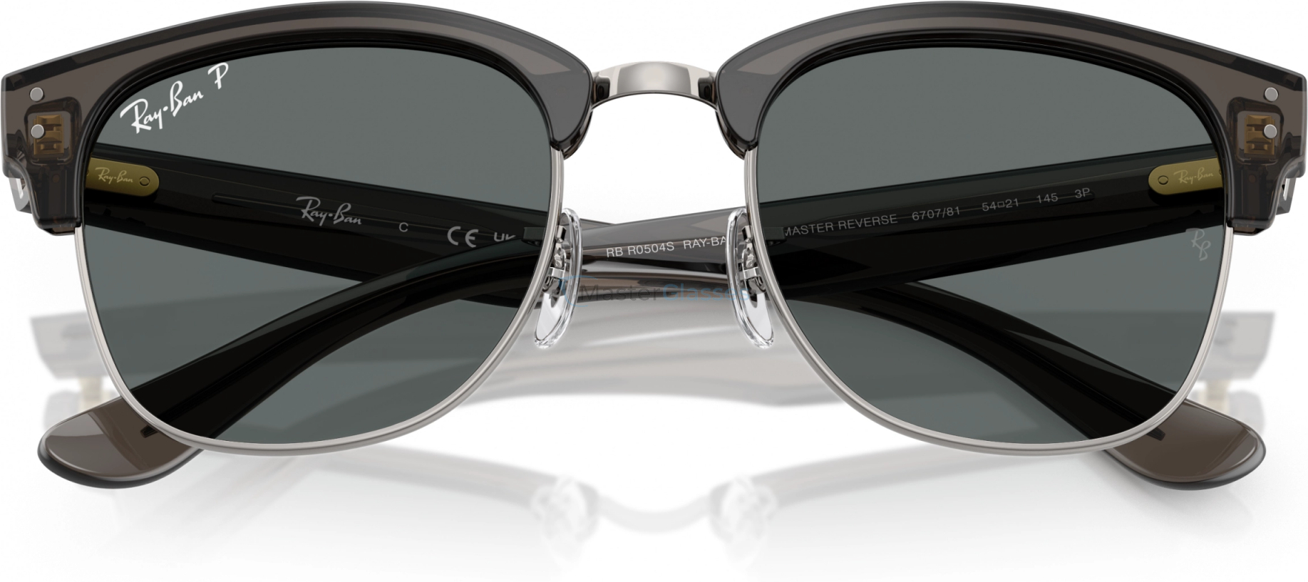 Солнцезащитные очки Ray-Ban CLUBMASTER REVERSE RBR0504S 670781 Grey