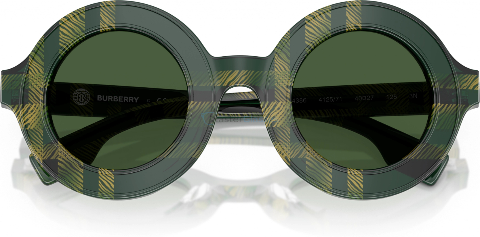 Детские солнцезащитные очки Burberry JB4386 412571 Green