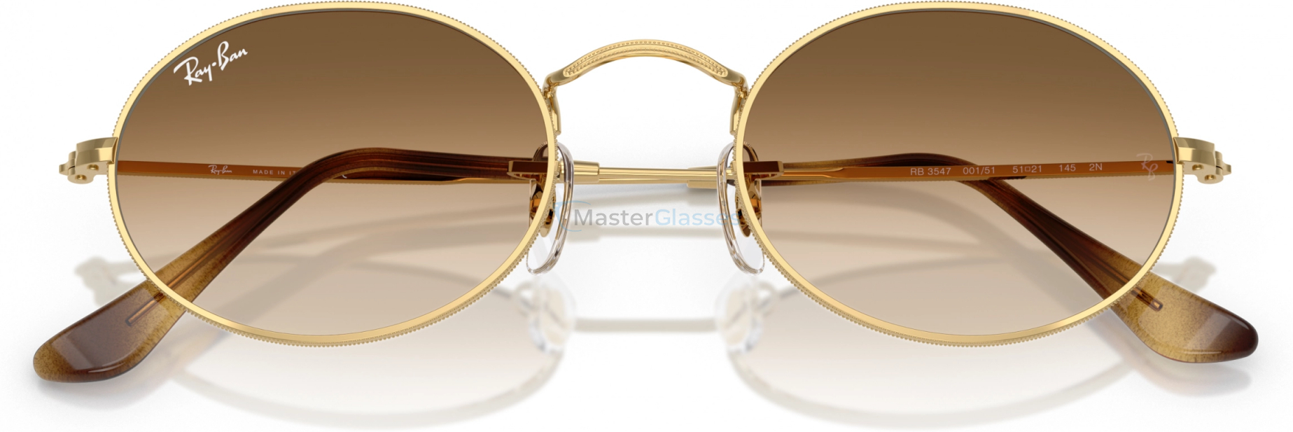 �������������� ���� Ray-Ban OVAL RB3547 001/51 Gold