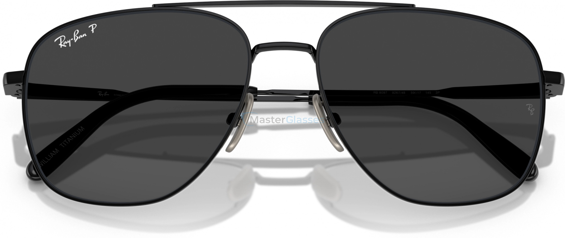 Солнцезащитные очки Ray-Ban WILLIAM TITANIUM RB8097 926748 Black