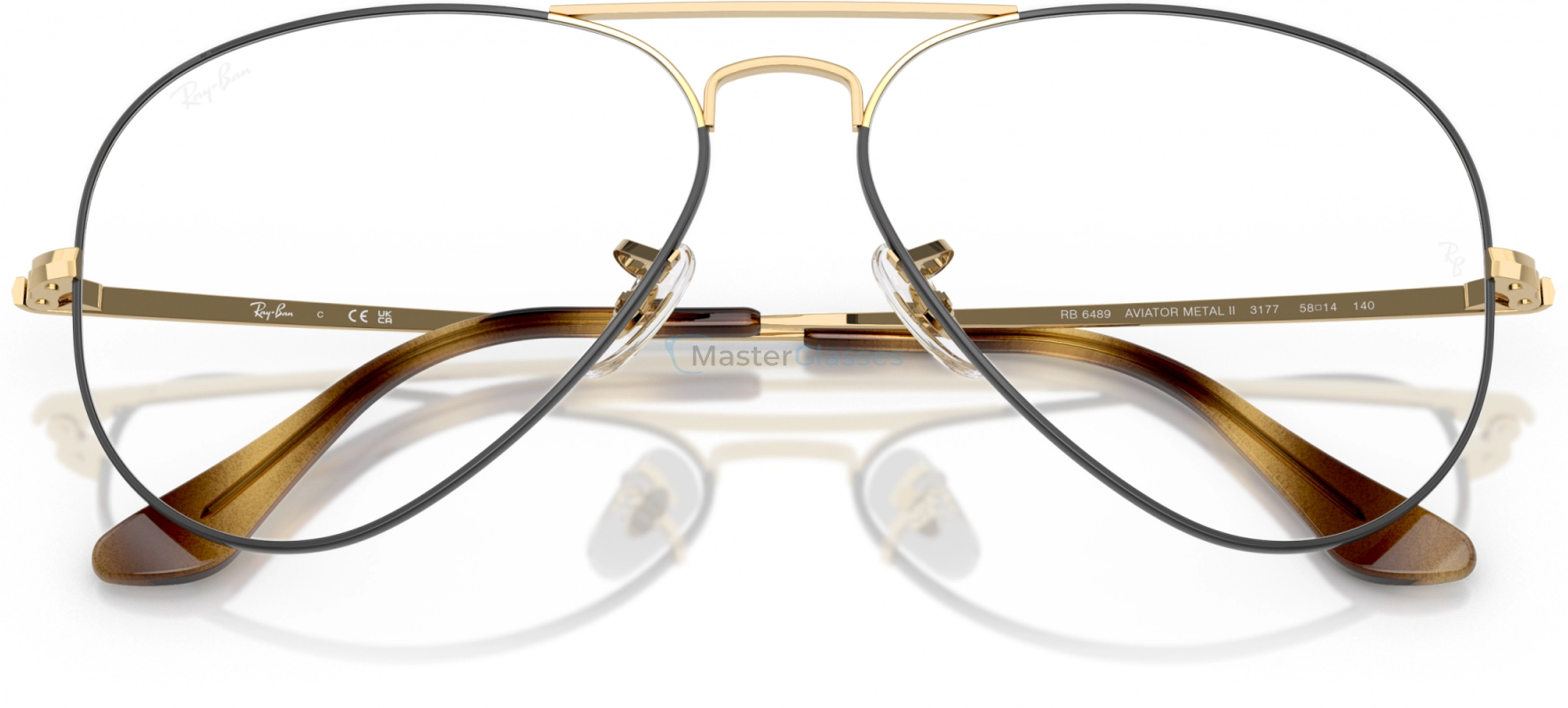 ������ Ray-Ban AVIATOR RX6489 3177 Brown