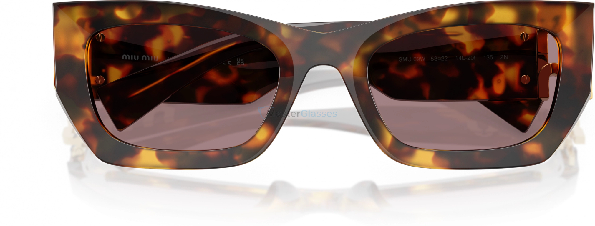 Солнцезащитные очки Miu Miu MU 09WS 14L20I Tortoise