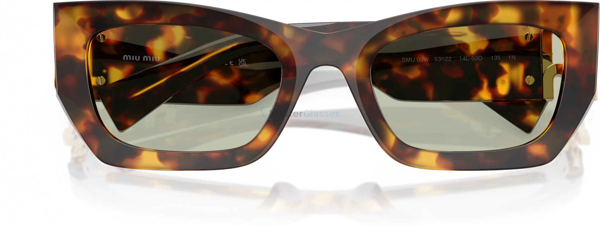 Солнцезащитные очки Miu Miu MU 09WS 14L50O Tortoise