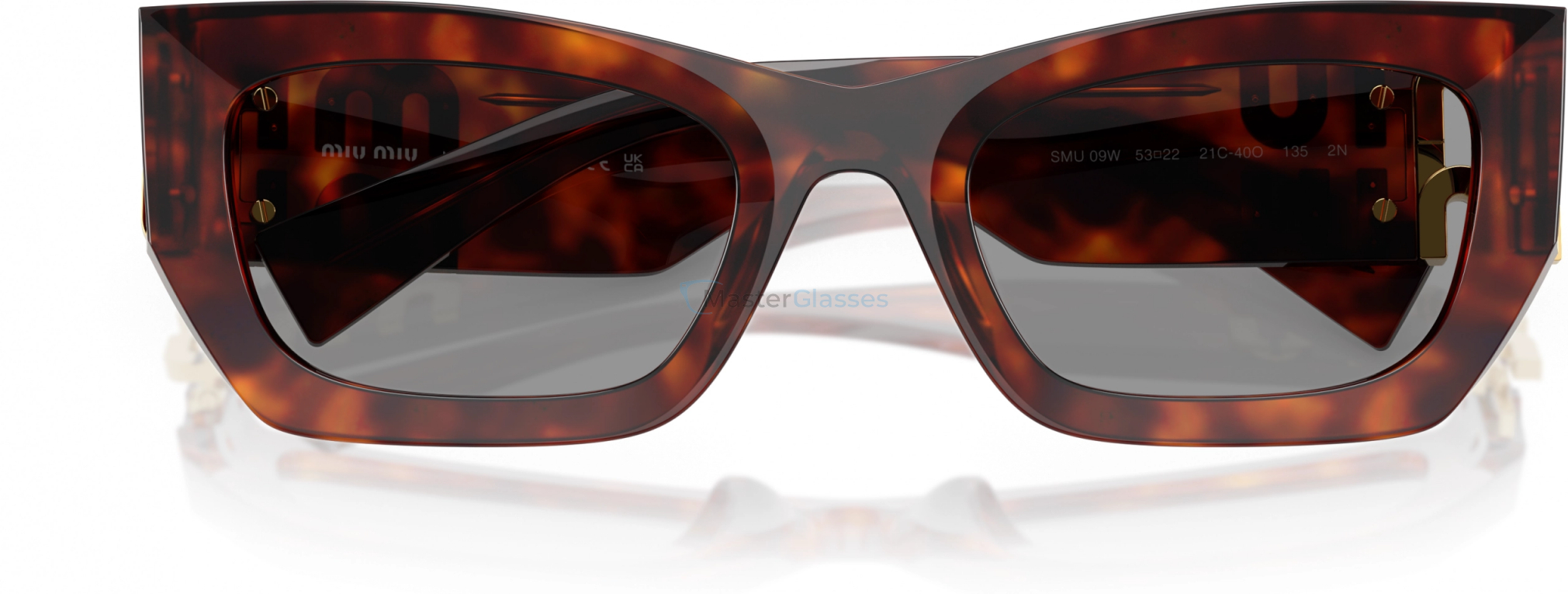 Солнцезащитные очки Miu Miu MU 09WS 21C40O Tortoise