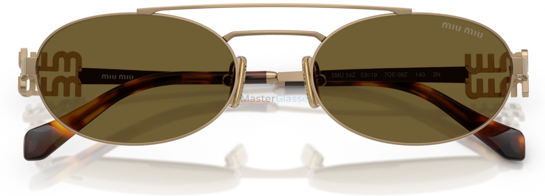 Солнцезащитные очки Miu Miu MU 54ZS 7OE09Z Gold