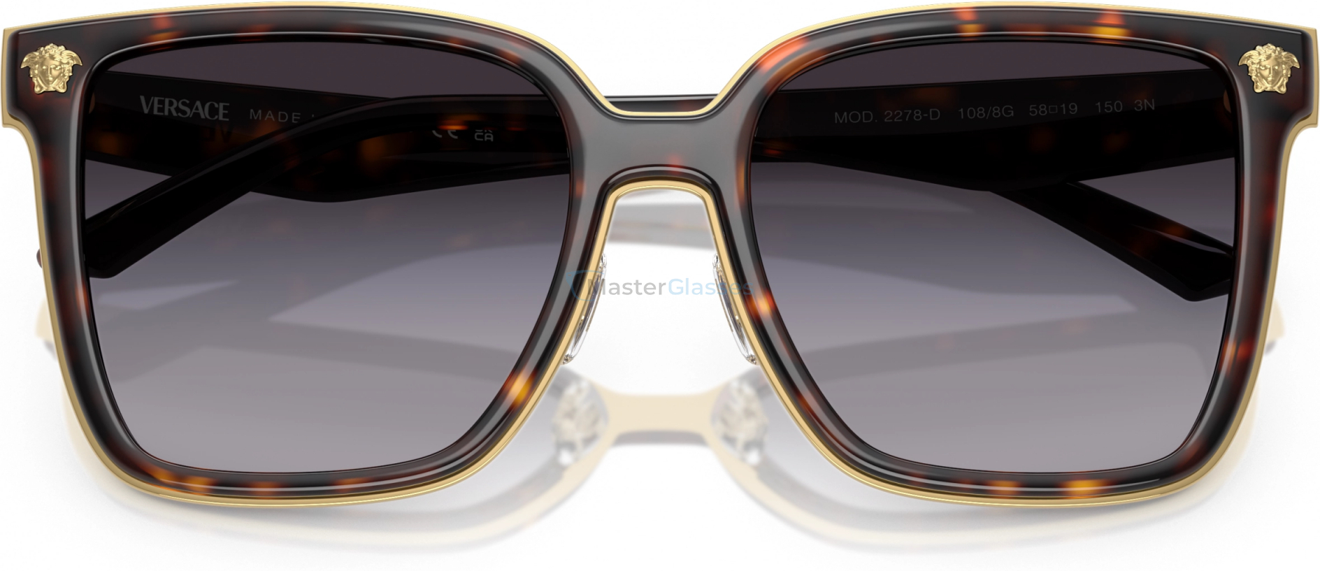 Солнцезащитные очки Versace VE2278D 108/8G Tortoise