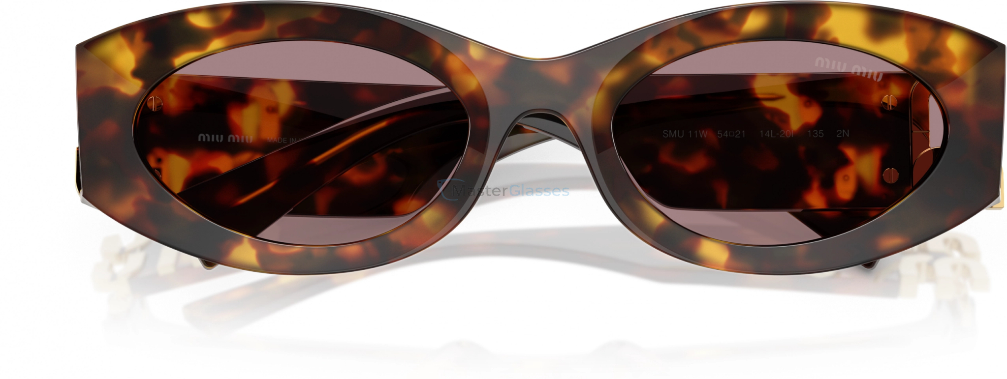 �������������� ���� Miu Miu 0MU 11WS MU 11WS 14L20I Tortoise